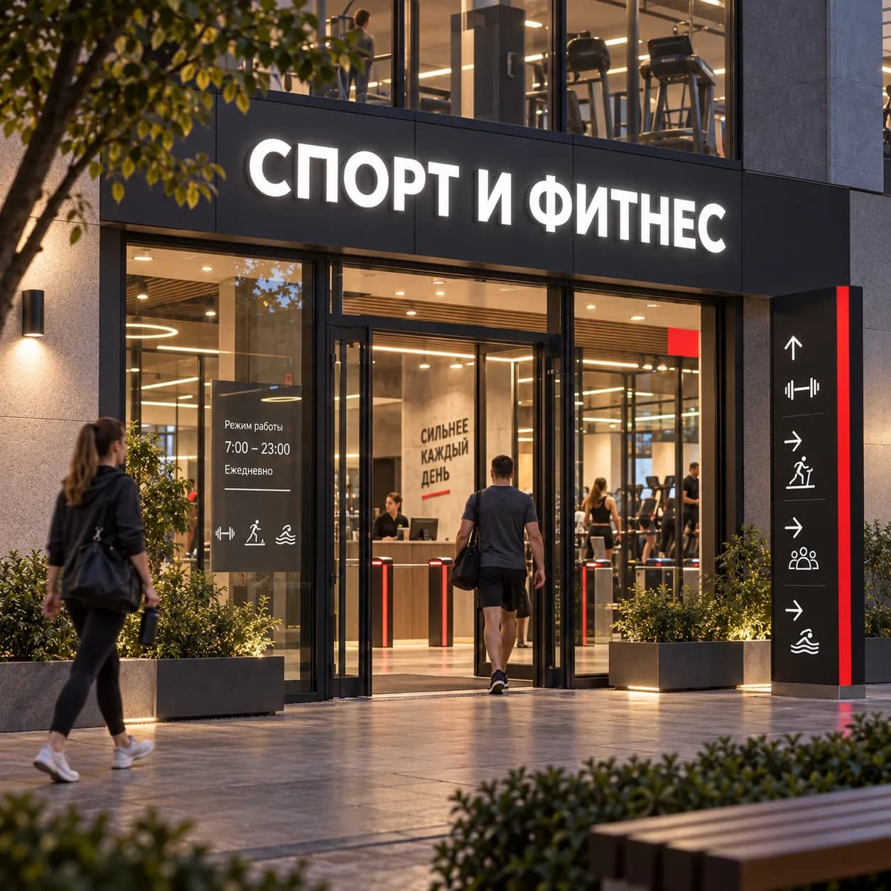 Визуализация: Спортивные арены и фитнес